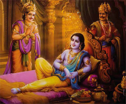 Arjuna und Krishna
